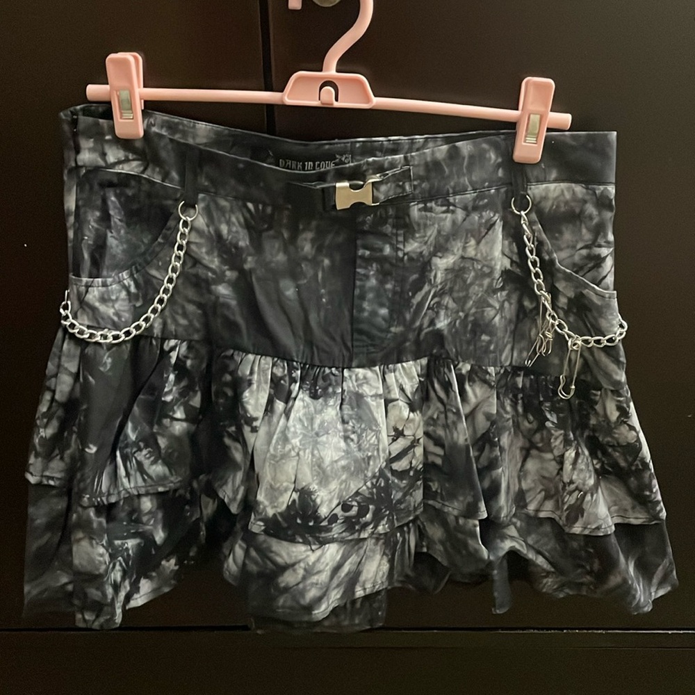 Dollskill Dark In Love Tie Dyed Large Skirt